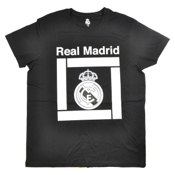 Real Madrid pánske tričko Square black