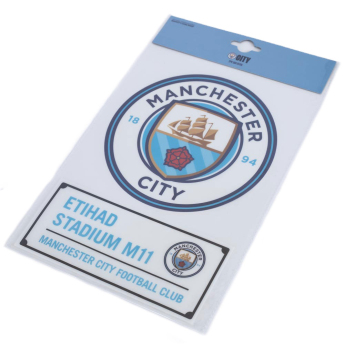 Manchester City samolepky A4 Car Decal