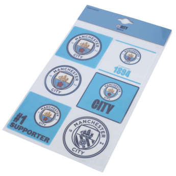 Manchester City samolepky Car Decal Set