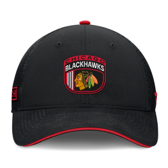 Chicago Blackhawks čiapka baseballová šiltovka 2024 Draft NHL On Stage Trucker Adjustable Hat