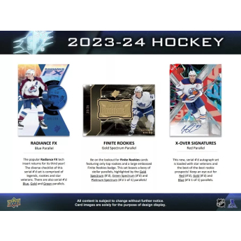 NHL boxy hokejové karty NHL 2023-24 Upper Deck SPx Hockey Hobby Box