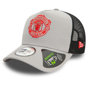 Manchester United čiapka baseballová šiltovka 9Forty Trucker grey