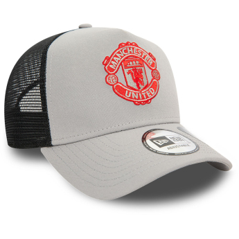 Manchester United čiapka baseballová šiltovka 9Forty Trucker grey