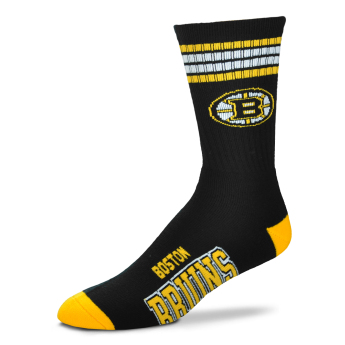 Boston Bruins ponožky 4 Stripes Crew