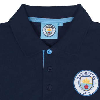 Manchester City polokošeľa Contrast navy