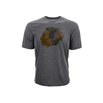 Chicago Blackhawks pánske tričko grey Retro Tee