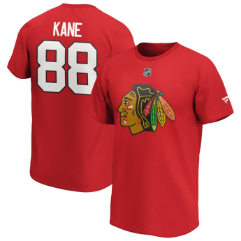 Chicago Blackhawks pánske tričko Patrick Kane Iconic Name & Number Graphic