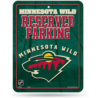 Minnesota Wild ceduľa na stenu Auto Reserved Parking