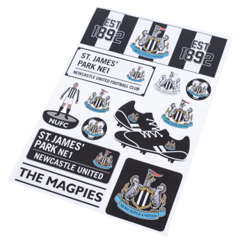 Newcastle United samolepky A4 Set 12 pcs