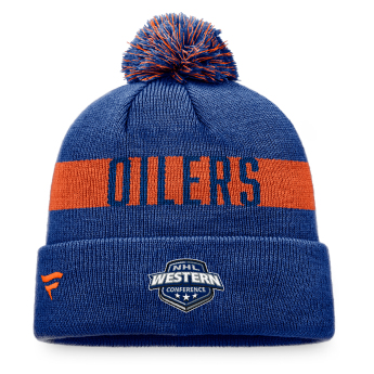 Edmonton Oilers zimná čiapka Fundamental Beanie Cuff with Pom