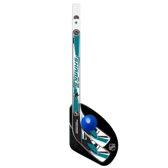 San Jose Sharks plastová mini hokejka Sher-Wood Hat Trick One on one set