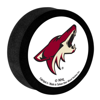 Arizona Coyotes penový puk White Sher-Wood