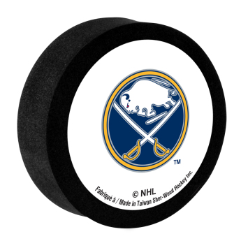 Buffalo Sabres penový puk White Sher-Wood