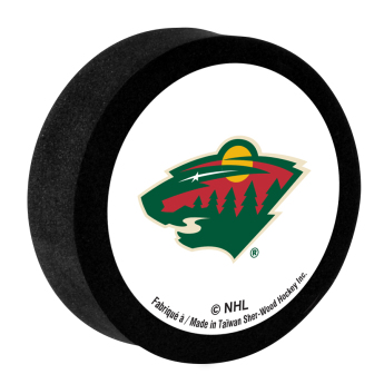 Minnesota Wild penový puk White Sher-Wood