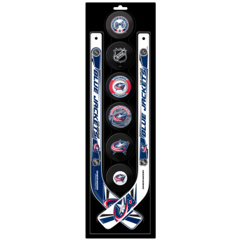 Columbus Blue Jackets plastová mini hokejka Six Pack