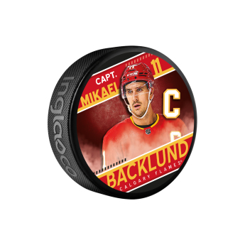 Calgary Flames puk Mikael Backlund Captain Collection