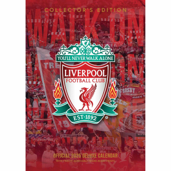 FC Liverpool kalendár Deluxe 2025