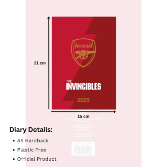 Arsenal FC A5 Diary 2025