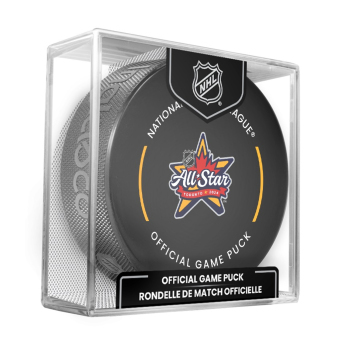 Toronto Maple Leafs puk 2024 All-Star Toronto Officially Licensed Game Puck Design