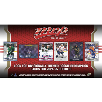 NHL boxy hokejové karty NHL 2024-25 Upper Deck MVP Hockey Retail Box