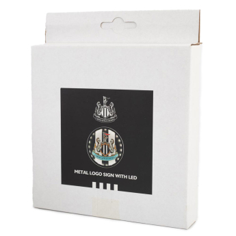 Newcastle United nástenné hodiny Metal LED Logo