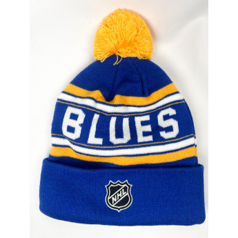 St. Louis Blues detská zimná čiapka Jacquard Cuffed Knit With Pom