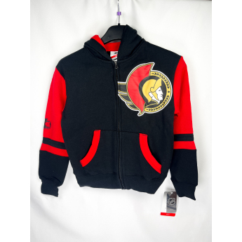 Ottawa Senators detská mikina s kapucňou Faceoff Colorblocked Fleece Full-Zip