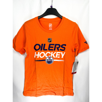 Edmonton Oilers detské tričko Apro Wordmark Ss Ctn Tee