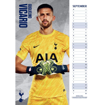 Tottenham kalendár 2025