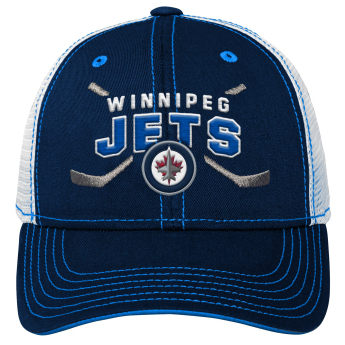 Winnipeg Jets detská čiapka baseballová šiltovka Lockup Meshback Adjustable