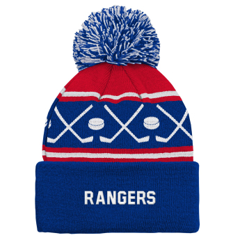 New York Rangers zimná čiapka Face-Off Cuff Pom