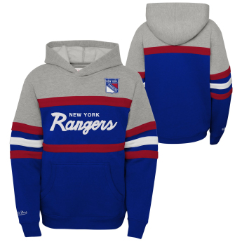 New York Rangers detská mikina s kapucňou Head Coach Hoody