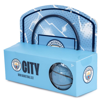 Manchester City mini basketbalový set blue