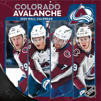 Colorado Avalanche kalendár 2025 Wall Calendar