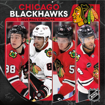 Chicago Blackhawks kalendár 2025 Wall Calendar