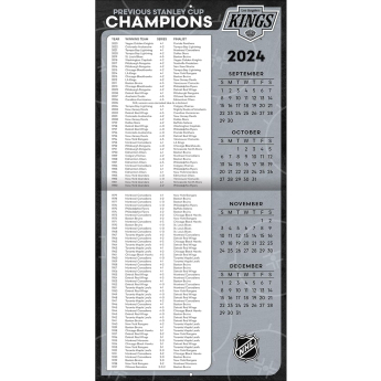 Los Angeles Kings kalendár 2025 Wall Calendar