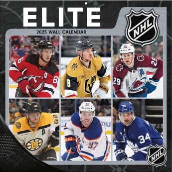 NHL produkty kalendár Elite 2025 Wall Calendar