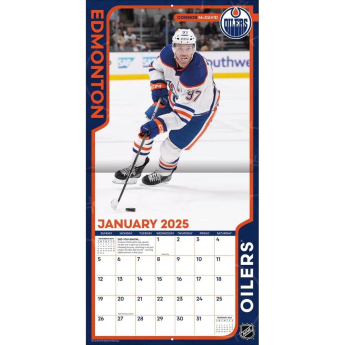 NHL produkty kalendár Elite 2025 Wall Calendar