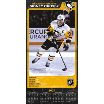 Pittsburgh Penguins kalendár Sidney Crosby #87 2025 Wall Calendar