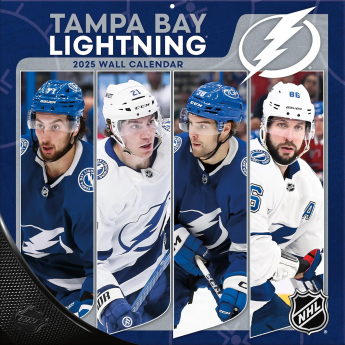 Tampa Bay Lightning kalendár 2025 Wall Calendar