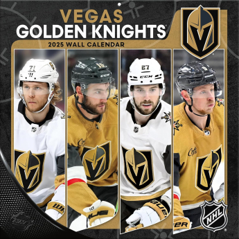 Vegas Golden Knights kalendár 2025 Wall Calendar