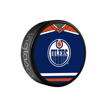 Edmonton Oilers puk Jersey Design Souvenir Collector Hockey