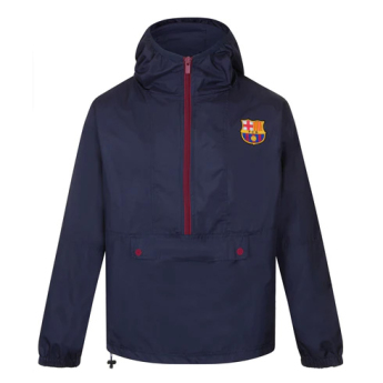 FC Barcelona pánska futbalová bunda Shower Halfzip