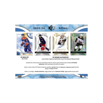 NHL boxy hokejové karty NHL 2023-24 Upper Deck SP Hockey Blaster Box