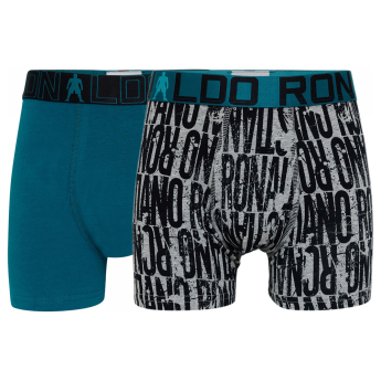 Cristiano Ronaldo detské boxerky 2pack CR7 navy-text