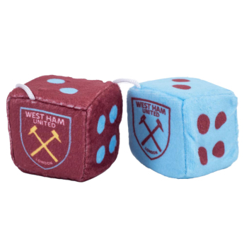 West Ham United kocky do auta Hanging Dice