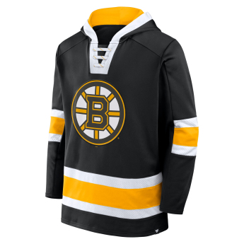 Boston Bruins pánska mikina s kapucňou Mens Laced Hockey