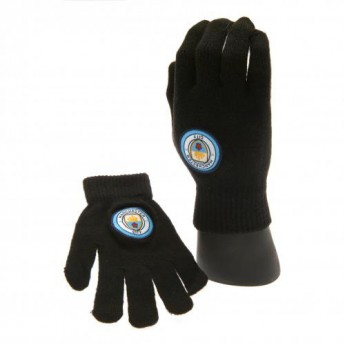 Manchester City detské rukavice Knitted Gloves Junior