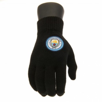 Manchester City detské rukavice Knitted Gloves Junior