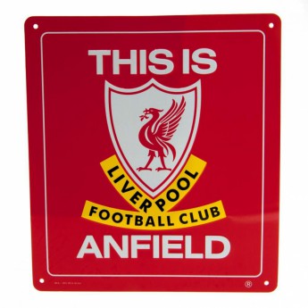 FC Liverpool ceduľa na stenu This is Anfield Sign